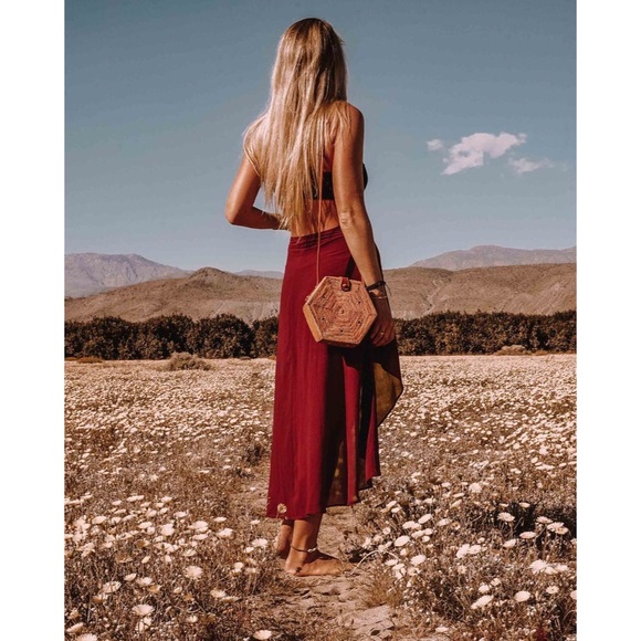 Hexagon Rattan Bag - Picture 2 of 5